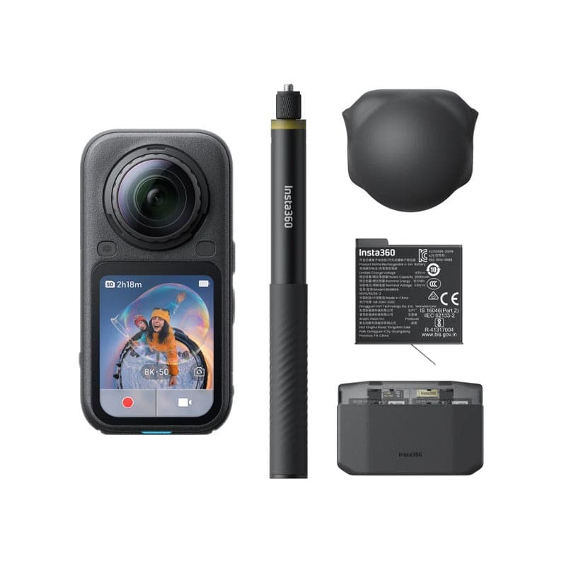 INSTA360 X6 Essential Bundle Midnight Black
