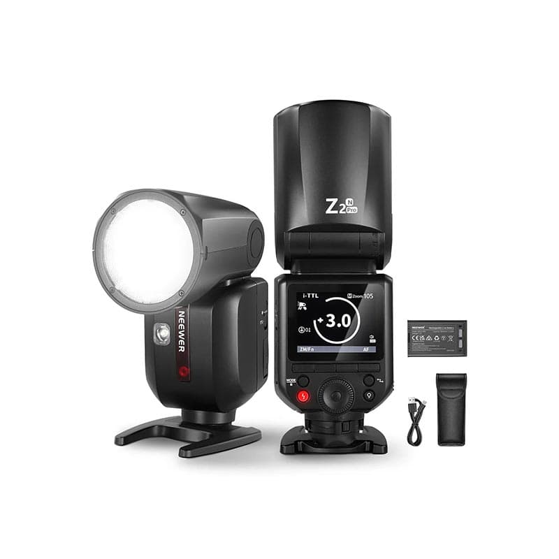 NEEWER Z2PRO-N 76Ws TTL Round Head Flash Speedlite For Nikon