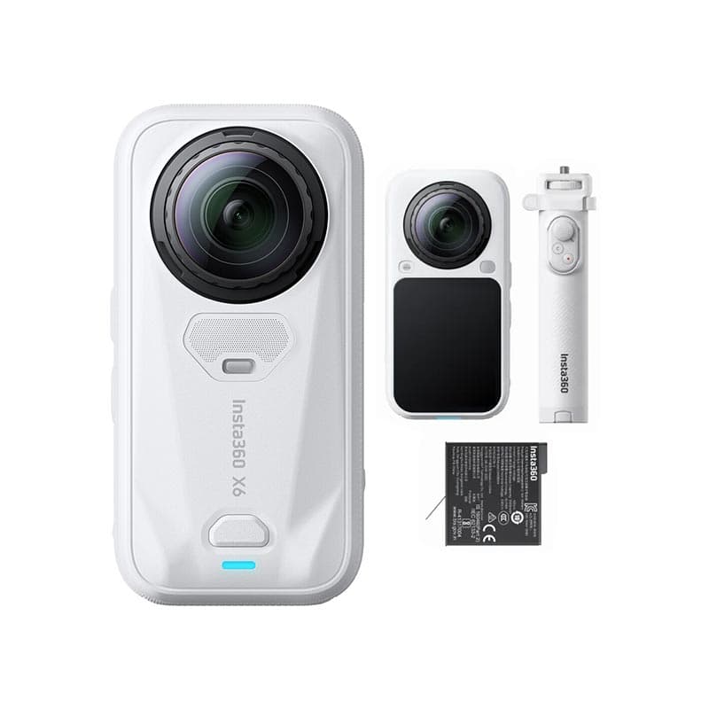 INSTA360 X6 Travel Bundle Arctic White - Arctic White